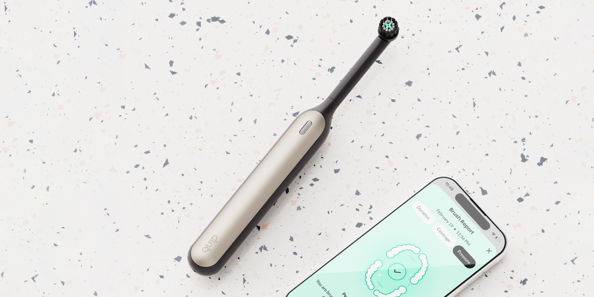 Tracking Toothbrush quip Rev Smart Oscillating Electric Toothbrush | Features & app tracki