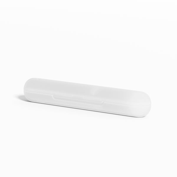 White rectangular object on a white background